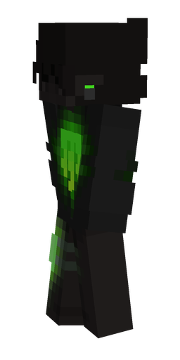 Black skin: body, left side render