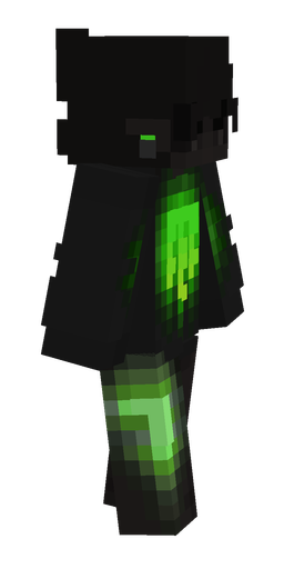 Black skin: body, right side render
