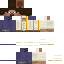 Black skin: raw texture render