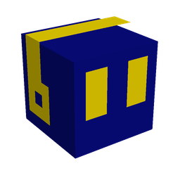 Blue skin: head render