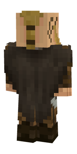 Brown skin: body, back render
