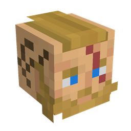 Brown skin: head render