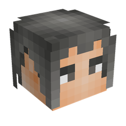 Black skin: head render