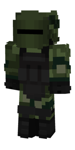 Black skin: body, front render
