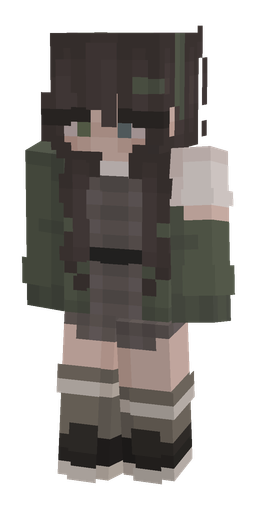 Black skin: body, front render