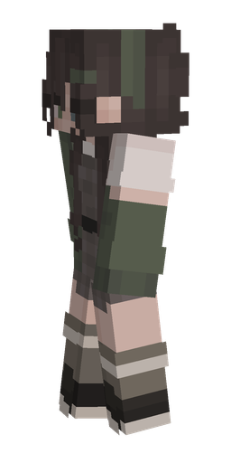 Black skin: body, left side render