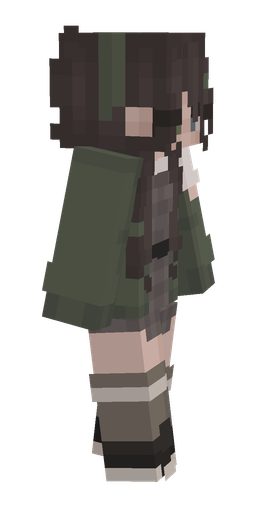 Black skin: body, right side render