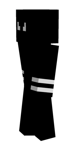 Black skin: body, left side render