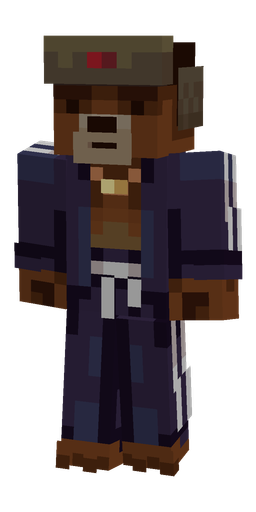Black skin: body, front render