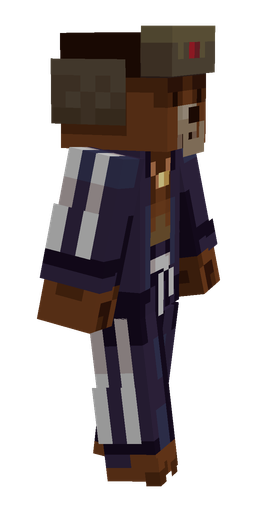 Black skin: body, right side render