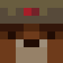 Black skin: face render
