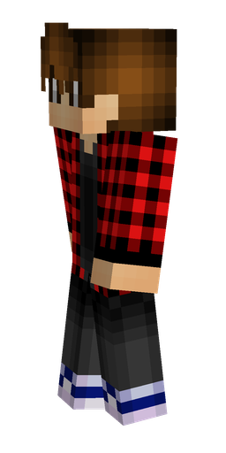 Black skin: body, left side render