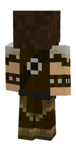 Black skin: body, back render