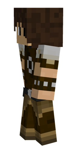 Black skin: body, left side render