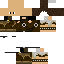 Black skin: raw texture render