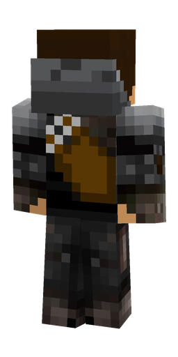 Black skin: body, back render