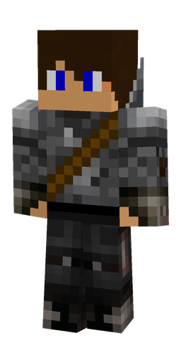 Black skin: body, front render