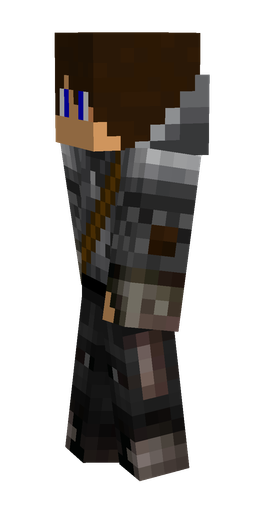 Black skin: body, left side render