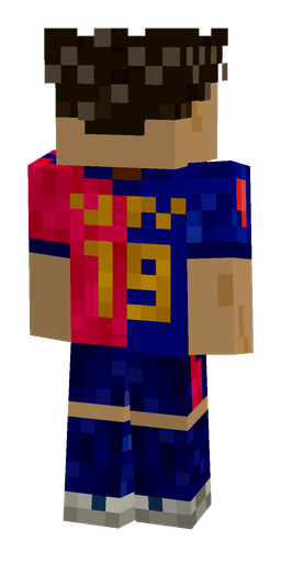Black skin: body, back render