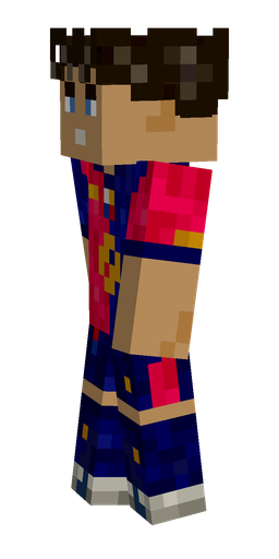 Black skin: body, left side render