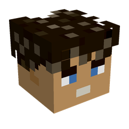 Black skin: head render