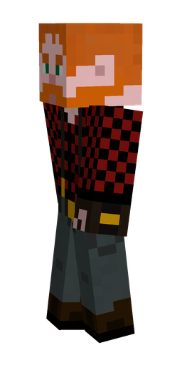 Black skin: body, left side render