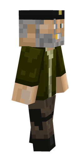 Black skin: body, right side render