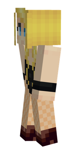 Black skin: body, left side render