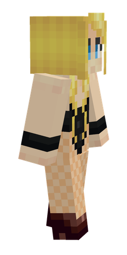 Black skin: body, right side render