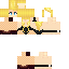 Black skin: raw texture render