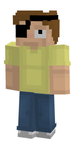 Blue skin: body, front render