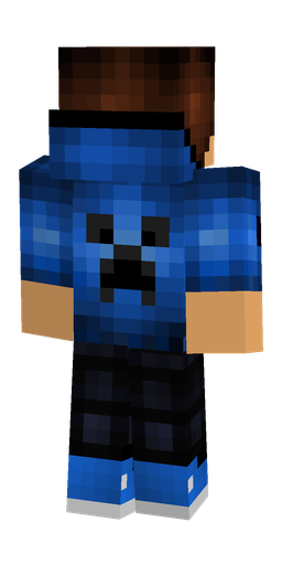 Black skin: body, back render