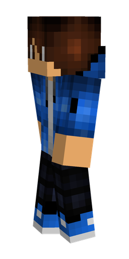 Black skin: body, left side render