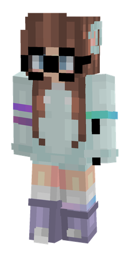 Blue skin: body, front render