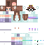 Blue skin: raw texture render