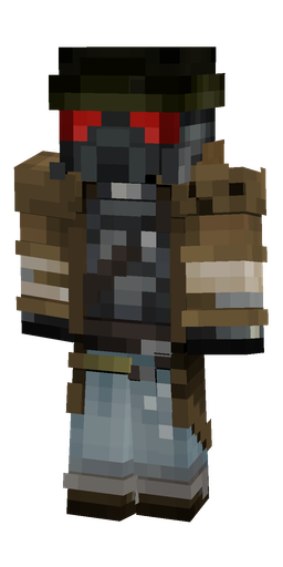 Black skin: body, front render