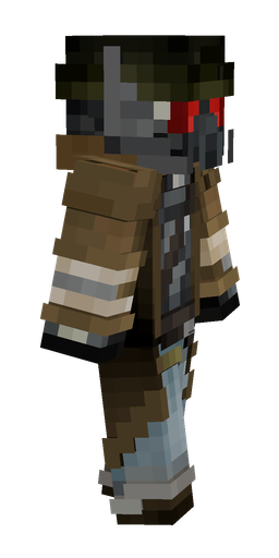 Black skin: body, right side render