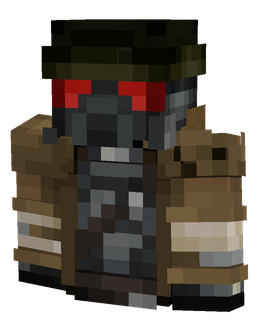Black skin: bust render
