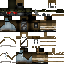 Black skin: raw texture render