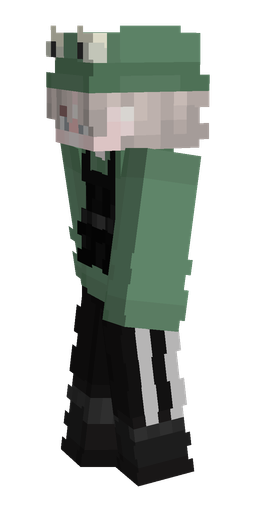 Black skin: body, left side render