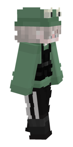 Black skin: body, right side render