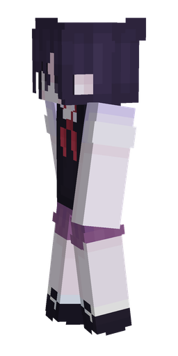 Pink skin: body, left side render