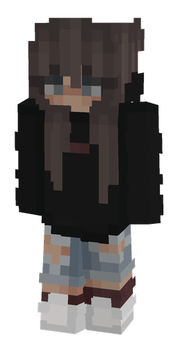 Black skin: body, front render