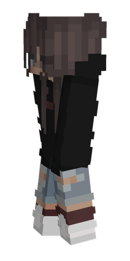 Black skin: body, left side render