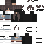 Black skin: raw texture render