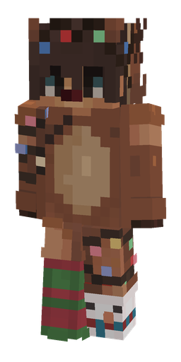 Brown skin: body, front render