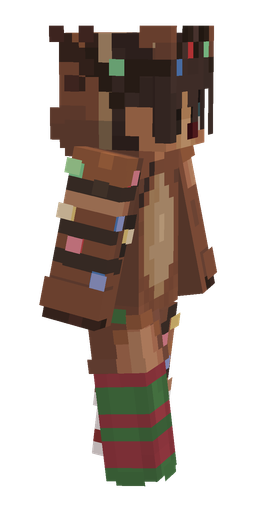 Brown skin: body, right side render