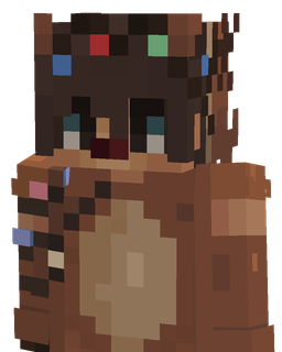 Brown skin: bust render