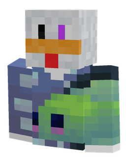 Blue skin: bust render