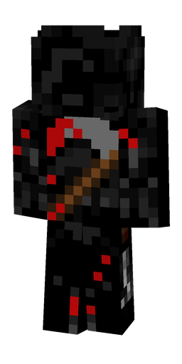 Black skin: body, back render